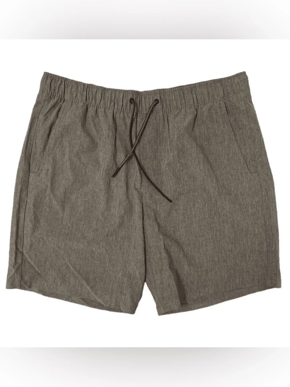 Eddie Bauer Men’s Gray Brown Athletic Drawstring Shorts